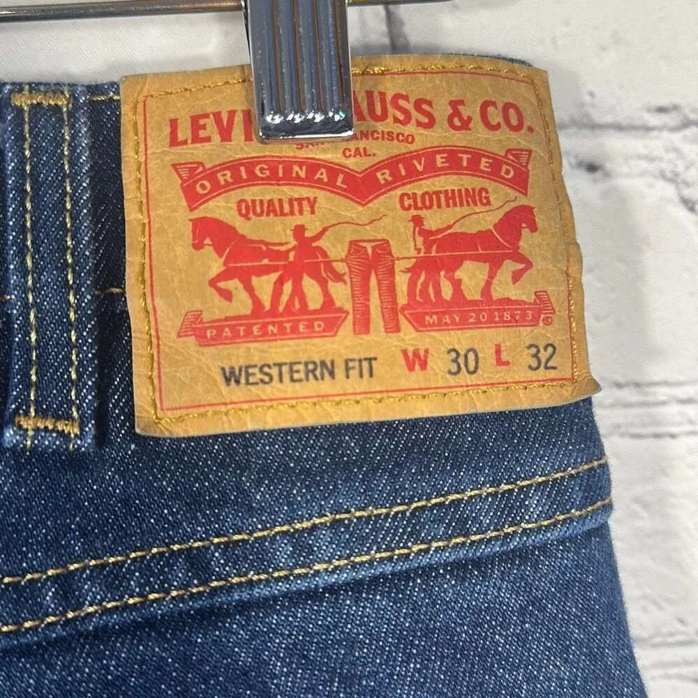 Levi’s Workwear Mens Dark Wash Jeans size W30 L32 Strong Denim‎